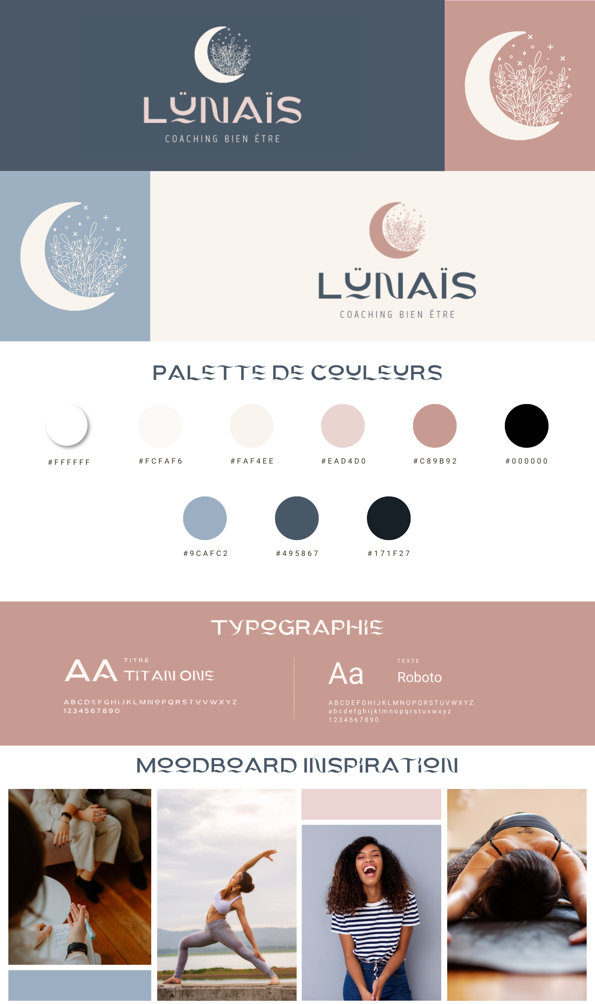 Charte graphique Lünaïs Coaching